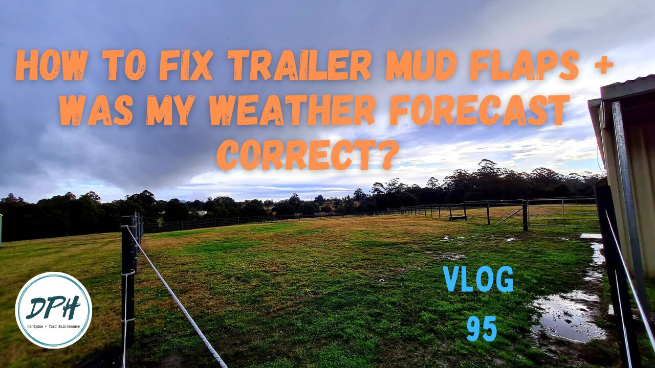 // HOW TO FIX TRAILER MUD FLAPS //