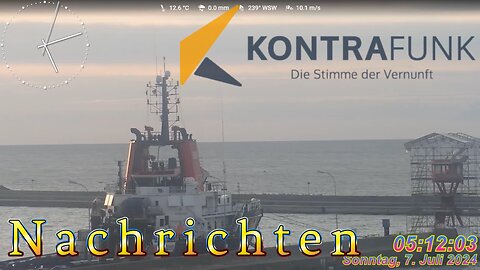 Nachrichten im Kontrafunk 07.07 2024 - 05:00 Uhr #glaubewenig, #hinterfragealles, #denkeselbst