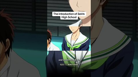 The introduction of Seirin High School 🤩 #anime #kurokonobasket #fyp