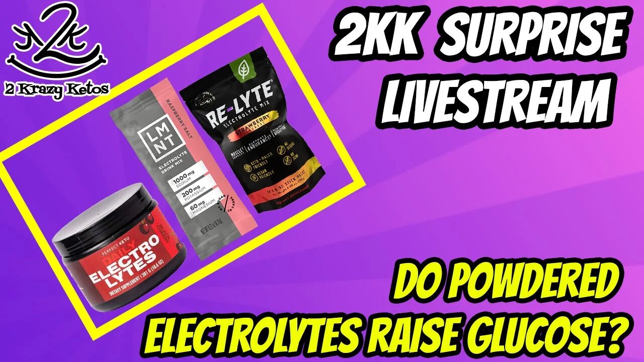 Surprise live | Do powdered electrolytes affect glucose?