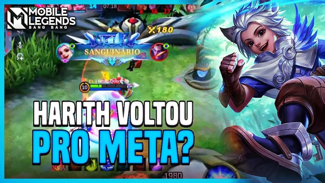 DEPOIS DO BUFF O HARITH FICOU META?? OLHA ESSE DANO!! | MLBB