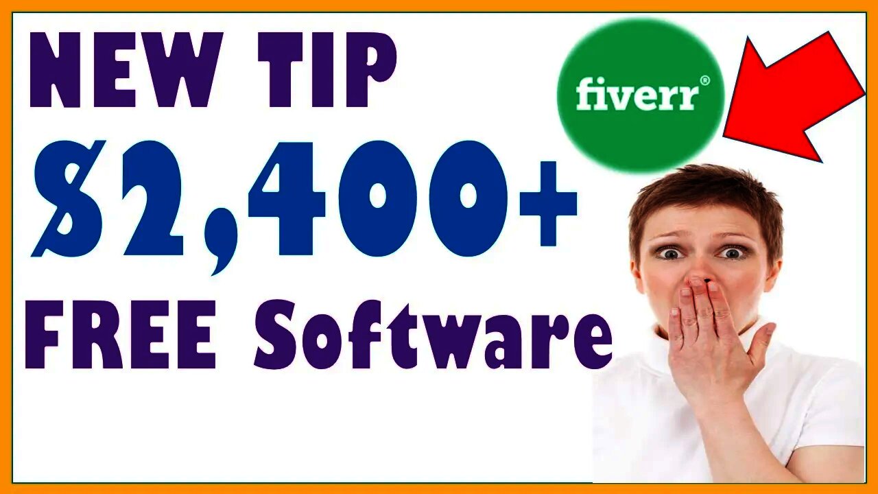 New Tip To Make $2400 With No Work On Fiverr With FREE Software, Home Based Business