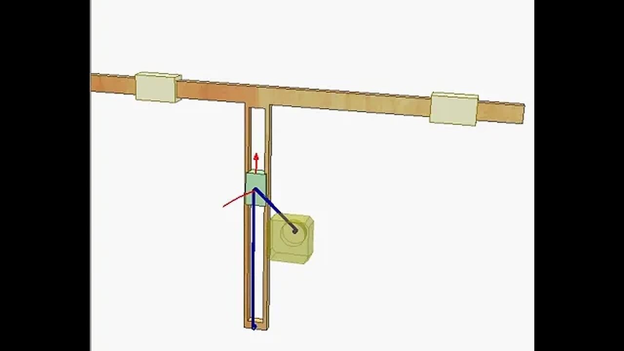 2255 Cable mechanism for drawing parabola