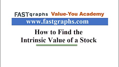 6 - How to Find the Intrinsic Value of a Stock