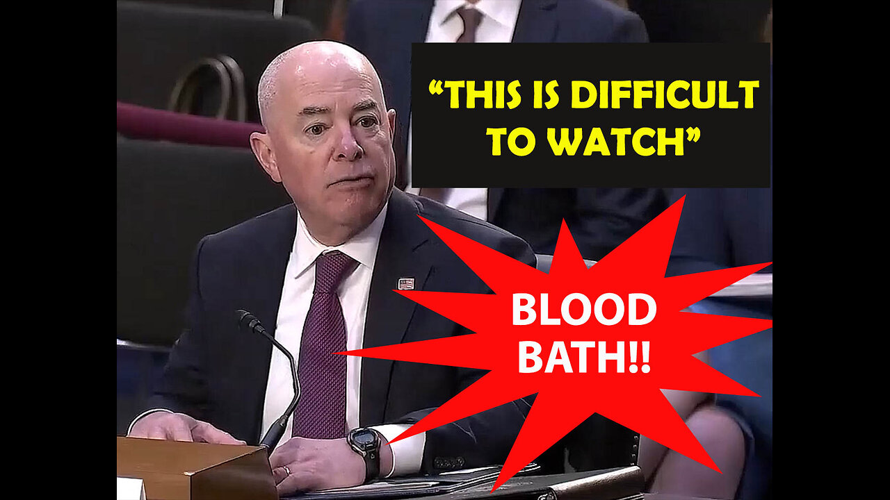 THIS IS DIFFICULT TO WATCH! - MAYORKAS BLOOD BATH GRILLING