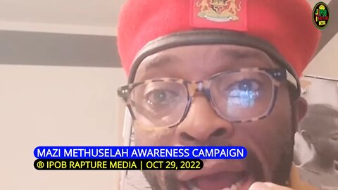 Join Mazi Methuselah Ipob Awareness Campaign On The Biafra Restoration Project & Free MNK.