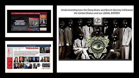 Understanding how the Deep State and Secret Society infiltrated the United States and our LEGAL SYS