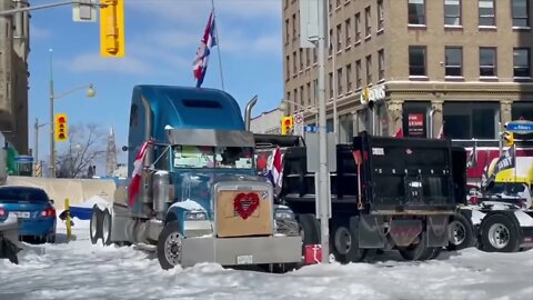 SNIPERS POINTED AT CANADIANS FOR PEACEFUL PROTEST - OTTAWA CANADA 2022
