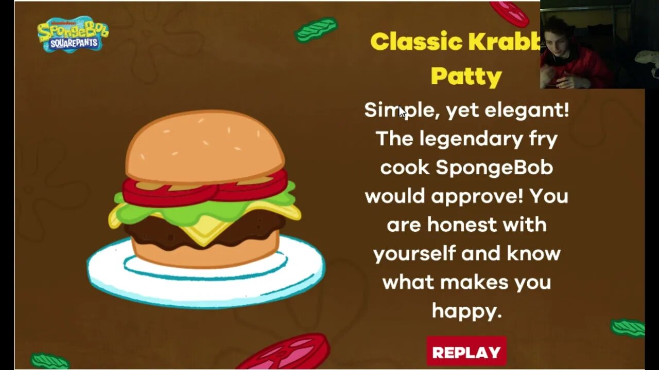 Nickelodeon SpongeBob SquarePants Which Krabby Patty Are You Questionnaire With Live Commentary