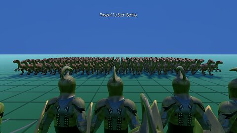 250 Elf Shields Versus 250 Velociraptors || Ultimate Epic Battle Simulator