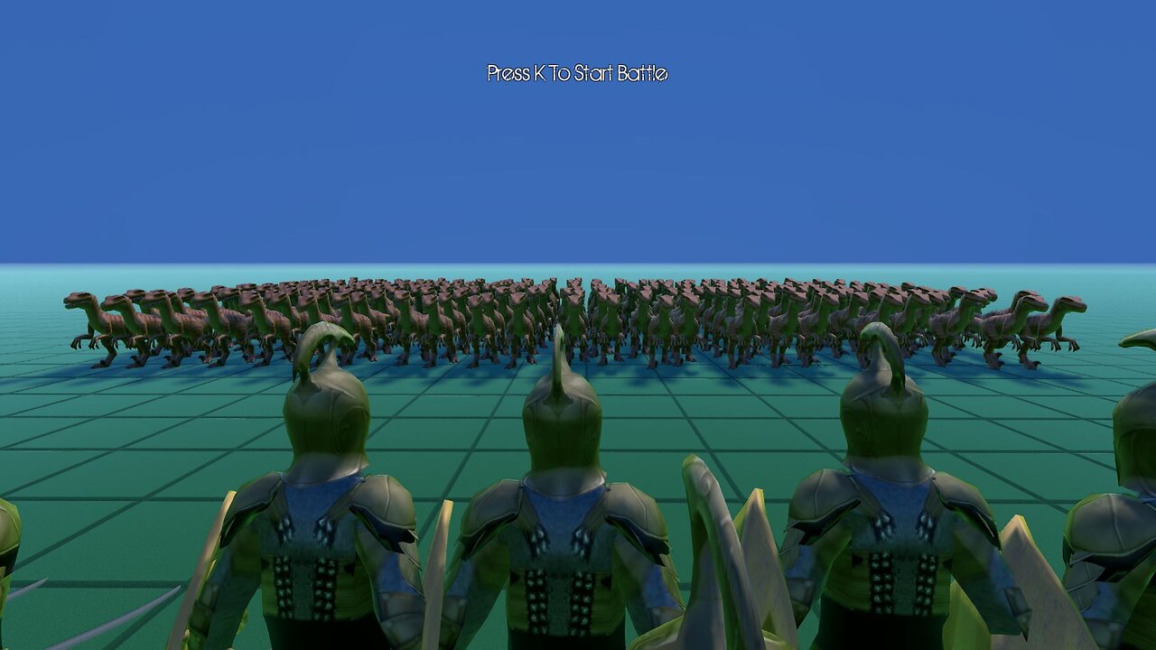 250 Elf Shields Versus 250 Velociraptors || Ultimate Epic Battle Simulator