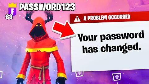I Put My PASSWORD in My Fortnite Name