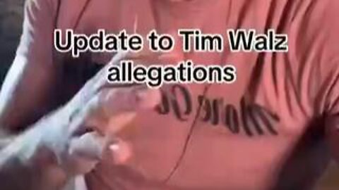 Ian Carroll The Tim Walz Grooming and Molesting Young Boys Allegations - Update