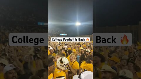 Wyoming Fans Storm the Field After Walk-Off Win 👀🔥 #wyomingcowboys #collegefootball