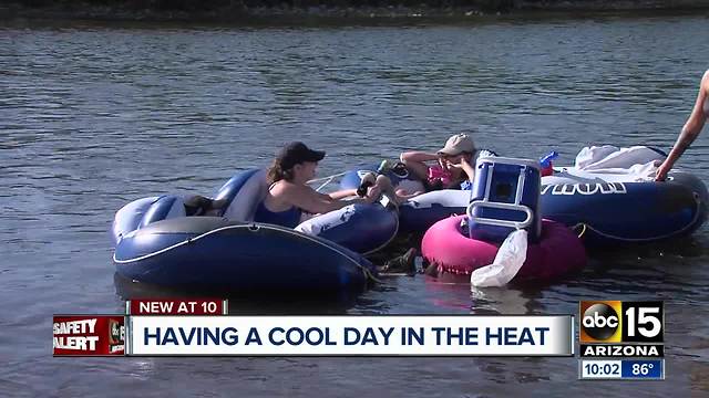 Keeping cool on the water as temperatures rise in the Valley