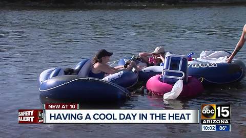 Keeping cool on the water as temperatures rise in the Valley