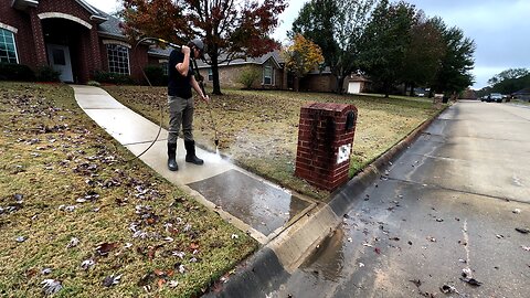 She thought there was a CATCH when I offered to clean her DIRTY walkway up for FREE