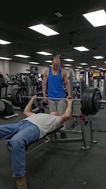 Heavy Bench Crazy old man