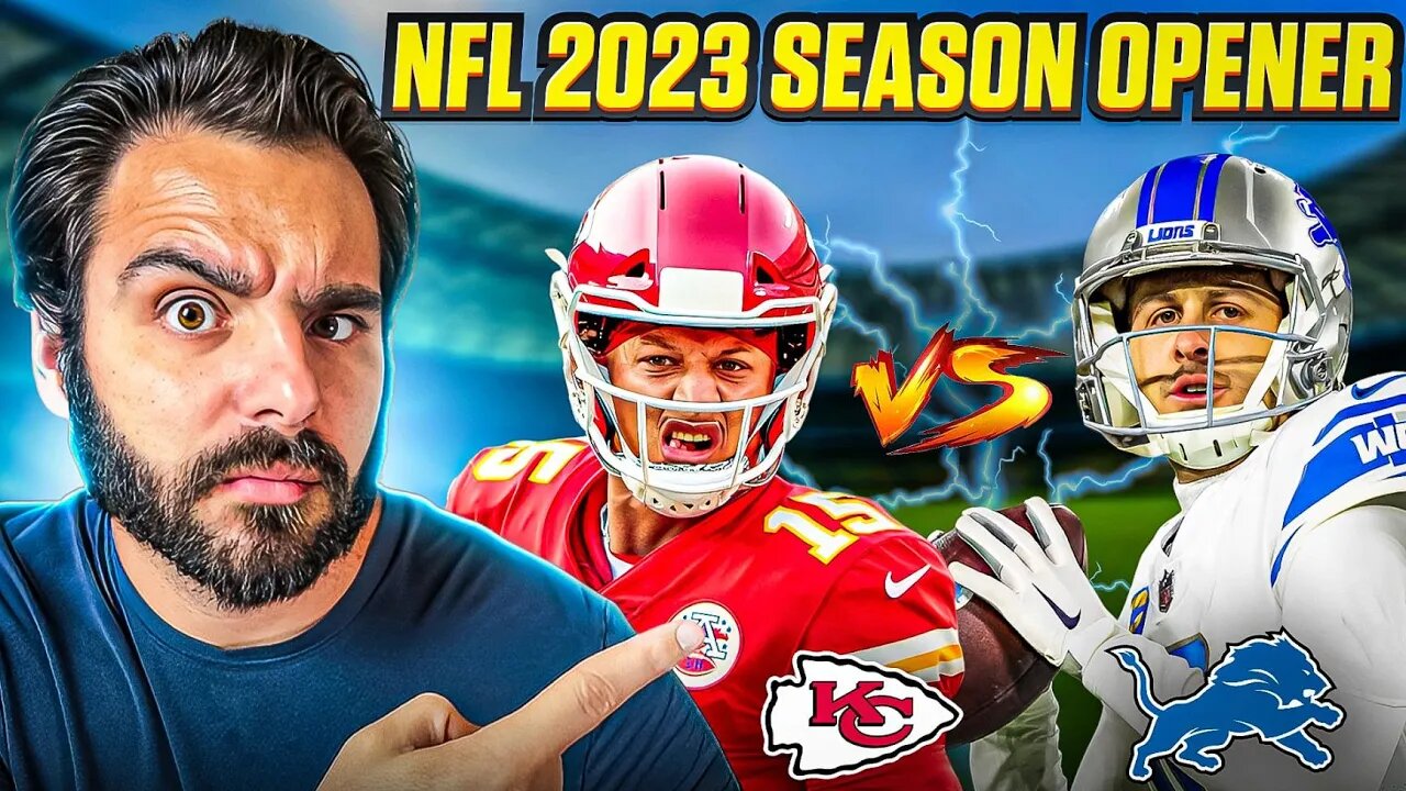 Chiefs Vs Lions NFL Week 1 Prediction! (The Sports Betting Playbook For This 2023 NFL Season)