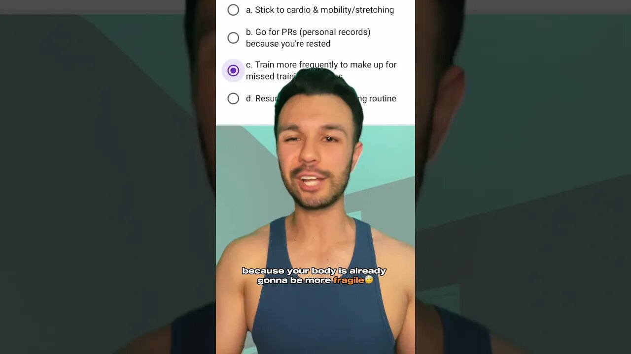 WORKOUT WHEN SICK?! (What To Do)🤧🤒