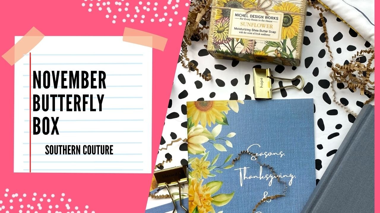 Focus on Gratitude with November Butterfly Box