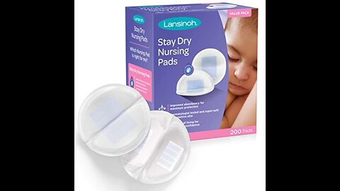 Lansinoh Stay Dry Disposable Nursing Pads for Breastfeeding