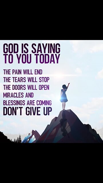 God is saying to you [GMG Originals]