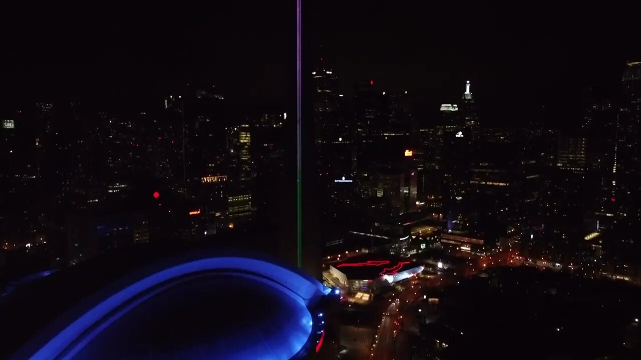 The Night Vision of Canada_Drone View_Beauty of Canada