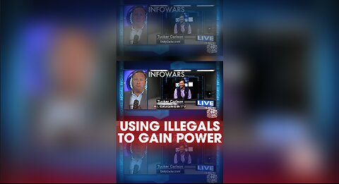 Alex Jones & Tucker Carlson: Democrats Use Illegals To Gain Power - 11/4/14