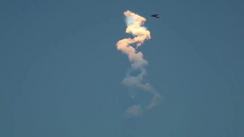 SpaceX Falcon 9 rocket launch from US Space Force SLC-40 Florida.