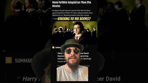 Harry Patter Tv Series Producer Wants To Stick To The BOOKS! #harrypotter #warnerbros #shorts