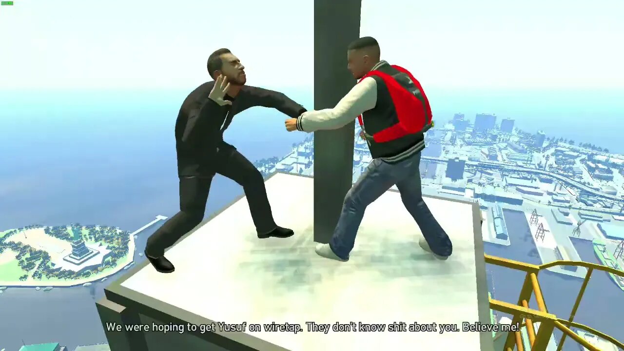 GTA 4 tbogt playing the end of high dive
