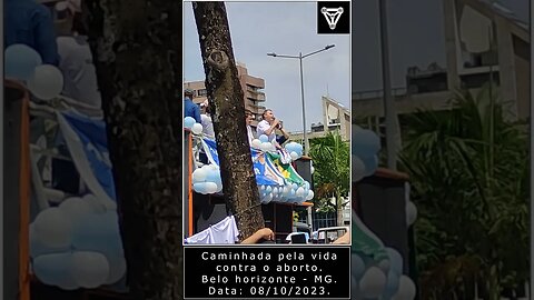 Caminhada pela vida contra o aborto. 08/10/2023