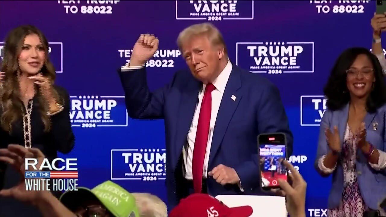 Trump Dances Following Two Supporters Medical Emergencies at Unusual Town Hall Event