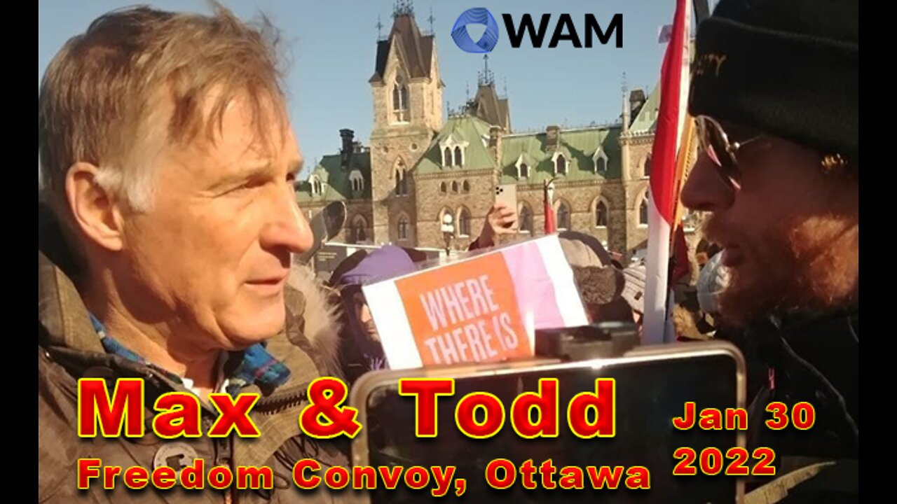 Maxime Bernier at Freedom Convoy 2022 on Parliament Hill