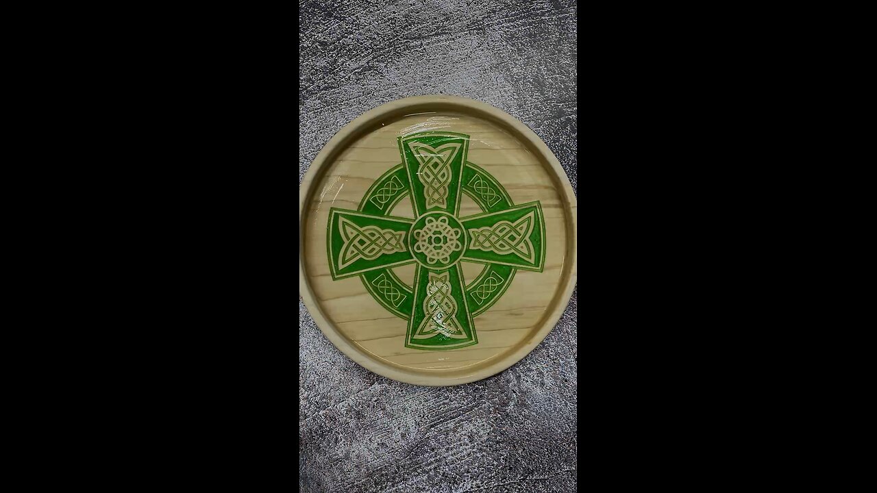 Wooden Celtic Bowl Timelapse