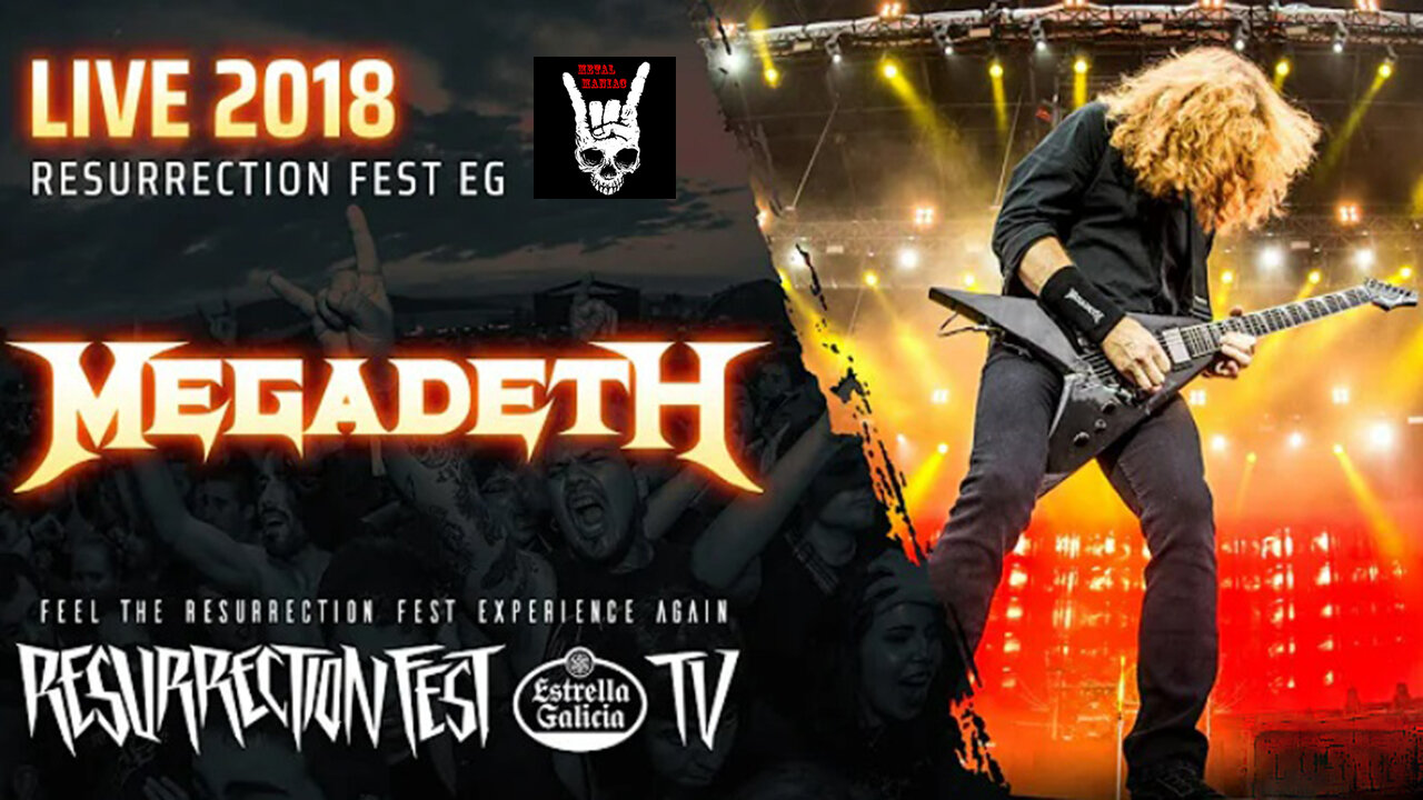 Megadeth - Live at Resurrection Fest EG 2018 ( Full Show)