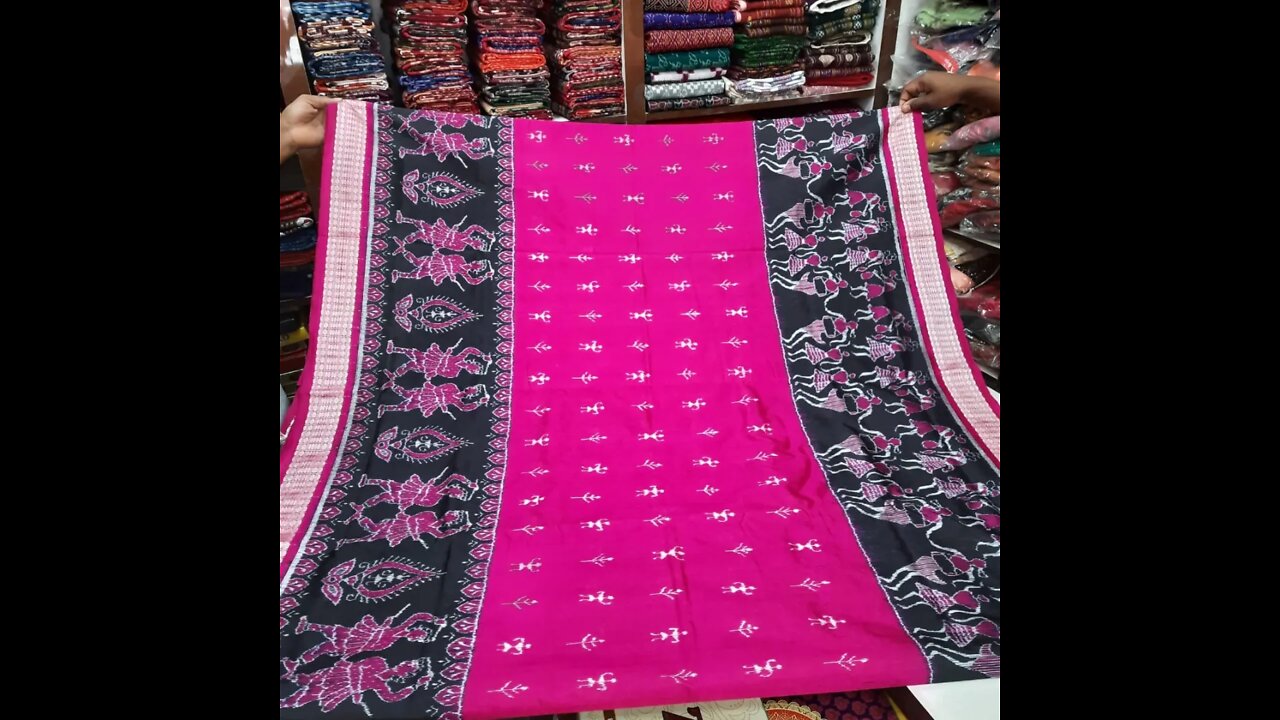 Sambalpuri Patta Saree with Blouse By Sudam Meher