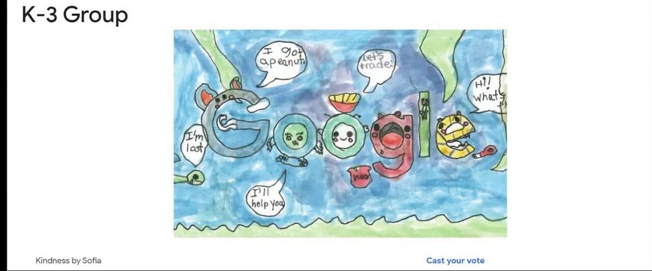 Local 3rd grader needs help with Google homepage art
