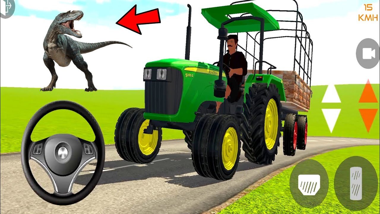 Indian Tractor Driving 3D || New Update Gameplay 2024 || Tractor Simulator Driving Games