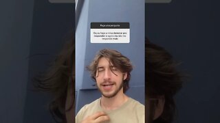 GABRIEL BREIER A MINA NÃO RESPONDE ?#shorts