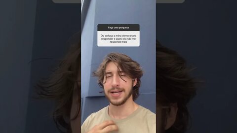 GABRIEL BREIER A MINA NÃO RESPONDE ?#shorts