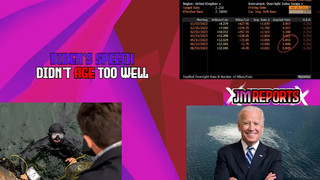 Biden suspected of sabotage after Nord stream pipes rupture bidens threats true video exposes him