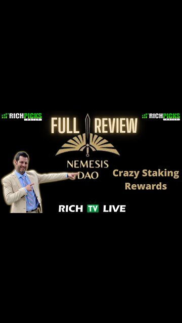 NEMESIS DAO NMS TOKEN EXCLUSIVELY ON RICH TV LIVE