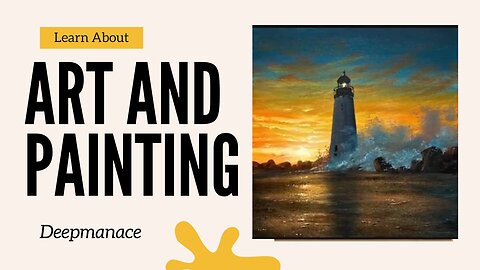 Painting a Lighthouse / Acrylic Painting for Beginners