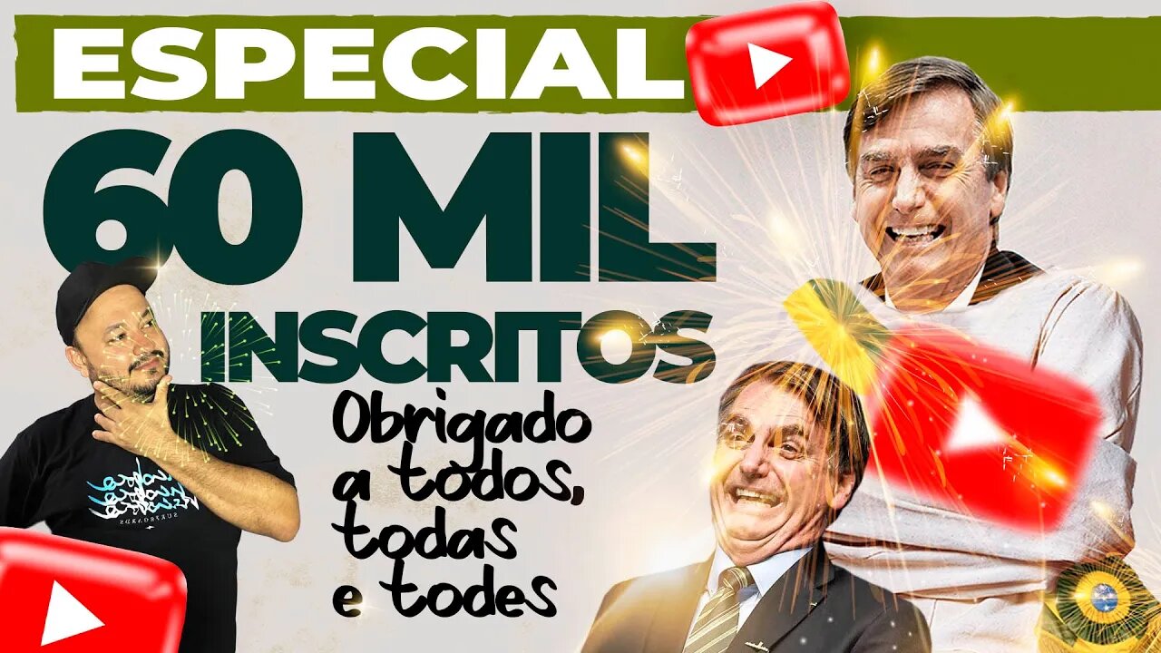 🔴BOMBA BOMBA: 60 MIL ESCRITOS NO CANAL DO GORDINHO + OU - AS ÚLTIMAS NOTÍCIAS🔴