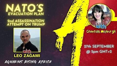 NATO'S EVACUATION PLAN & 2ND ASSISSINATION ATTEMPT ON TRUMP - with LEO ZAGAMI