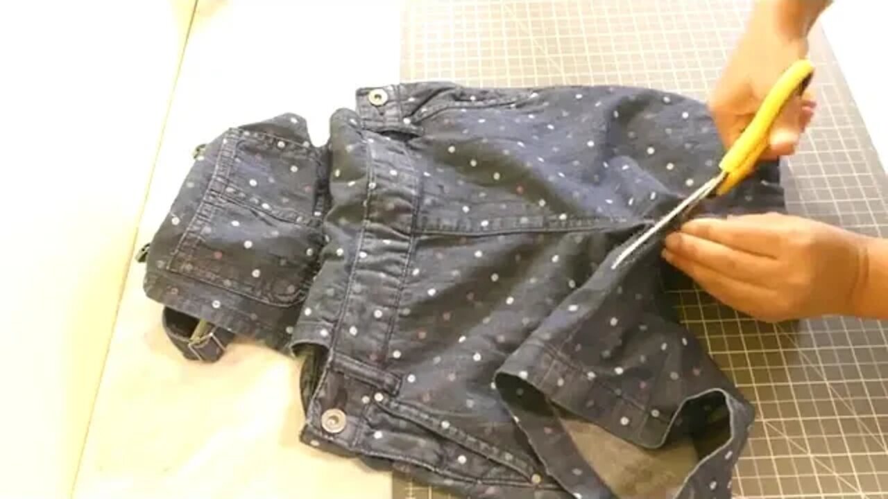 DIY BACKPACK: Denim Backpack from Old Clothes