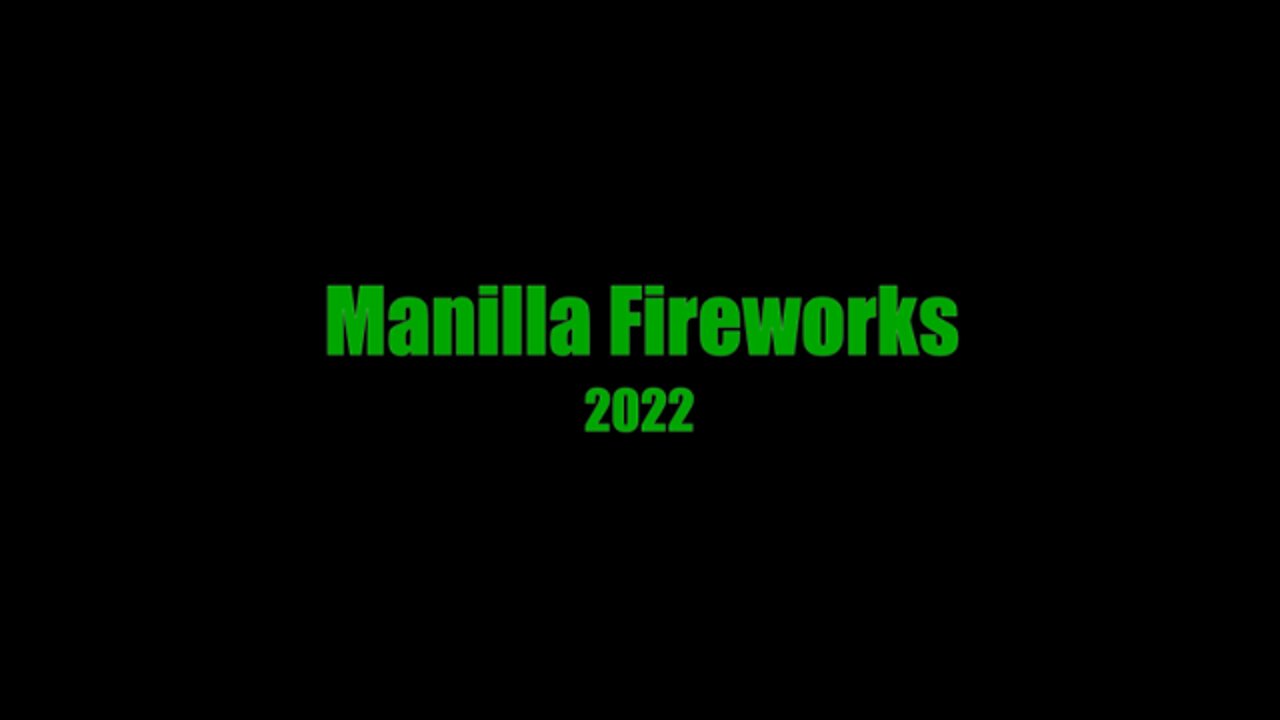 Manilla Fireworks 2022