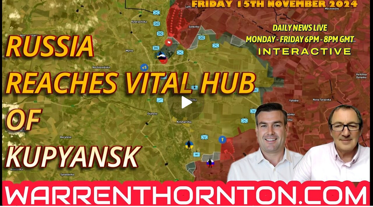 RUSSIA REACHES VITAL HUB WITH WARREN THORNTON, PAUL BROOKER, SARAH BILLS &